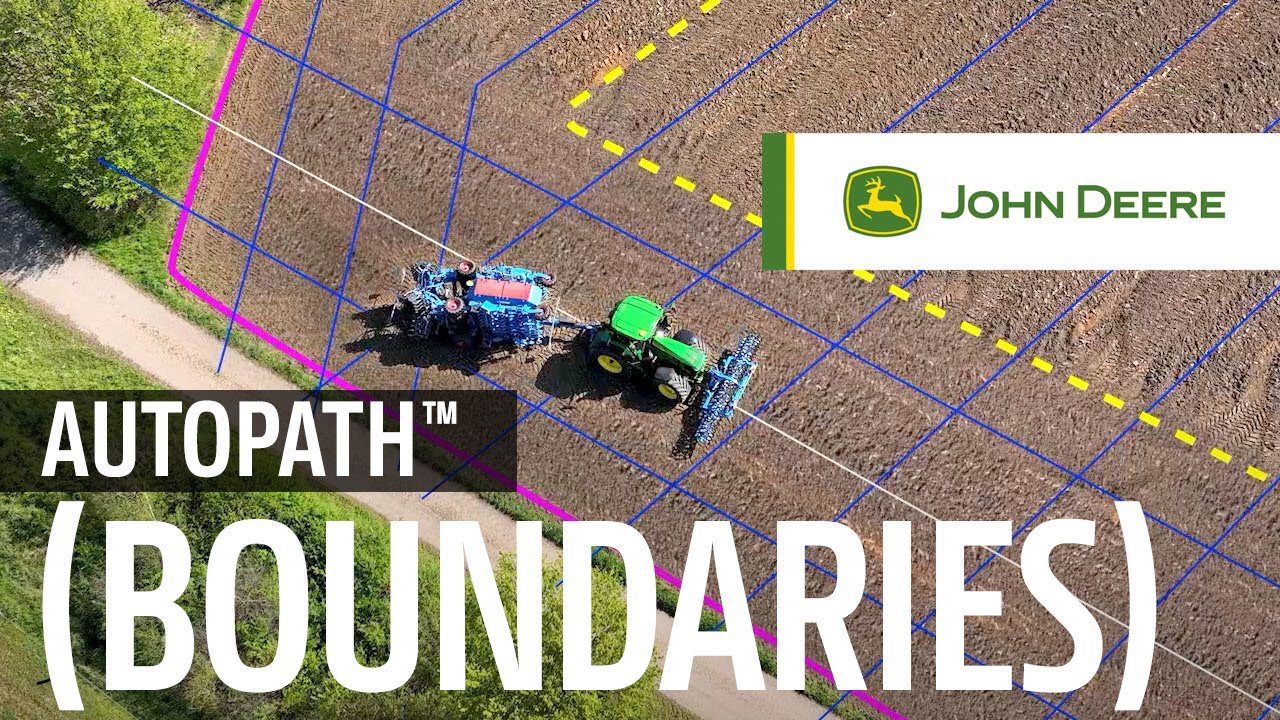 Rolnictwo precyzyjne z&nbsp;John Deere AutoPath (Boundaries)