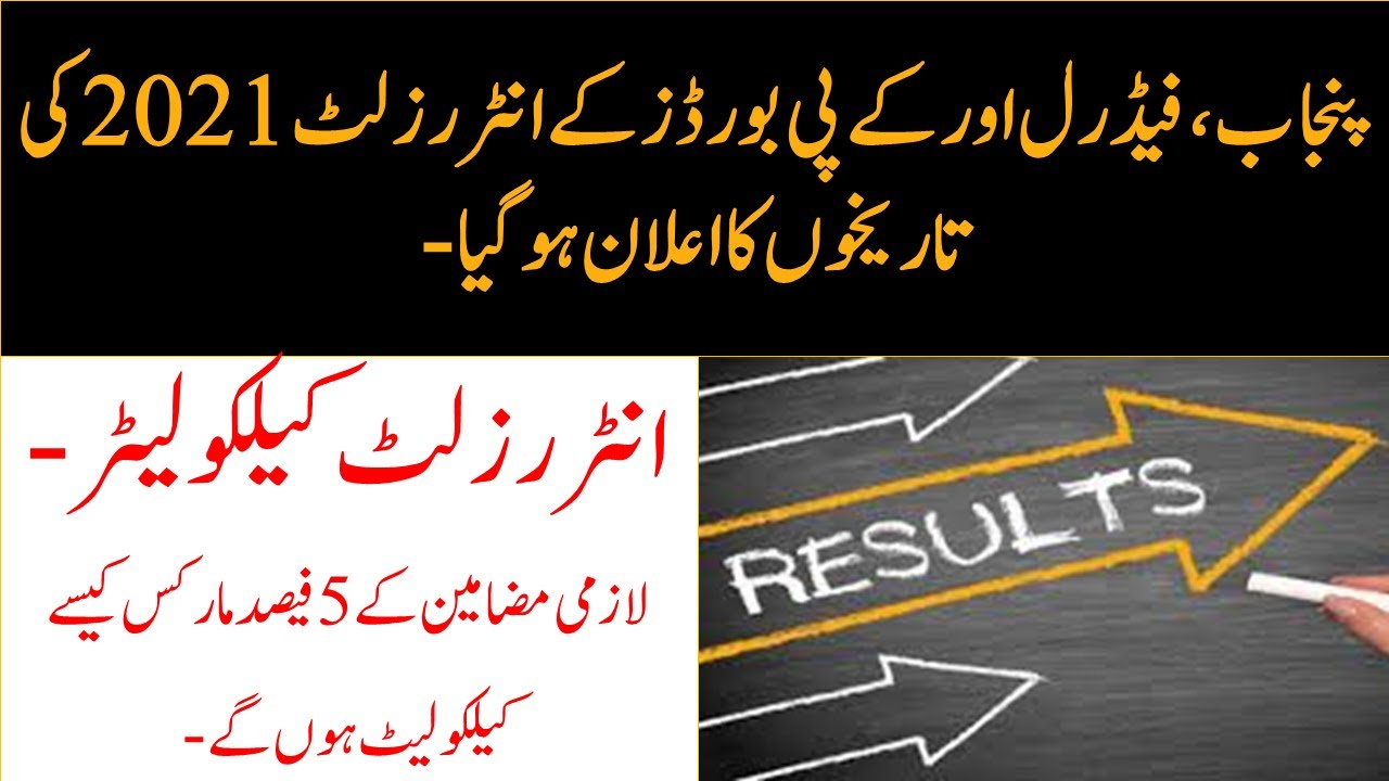 Inter Result 2021 dates announced | Inter Result Calculator 2021