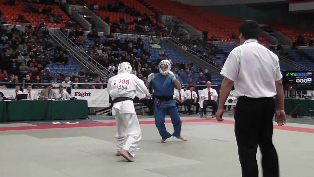 KUDO World Cup 2011. Abelllan Campillos (Spain) vs Tanaka (Japan), Division 240,Selection.