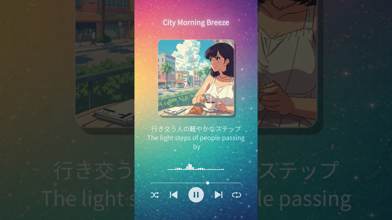 街の始まり☕️|City Morning Breeze
