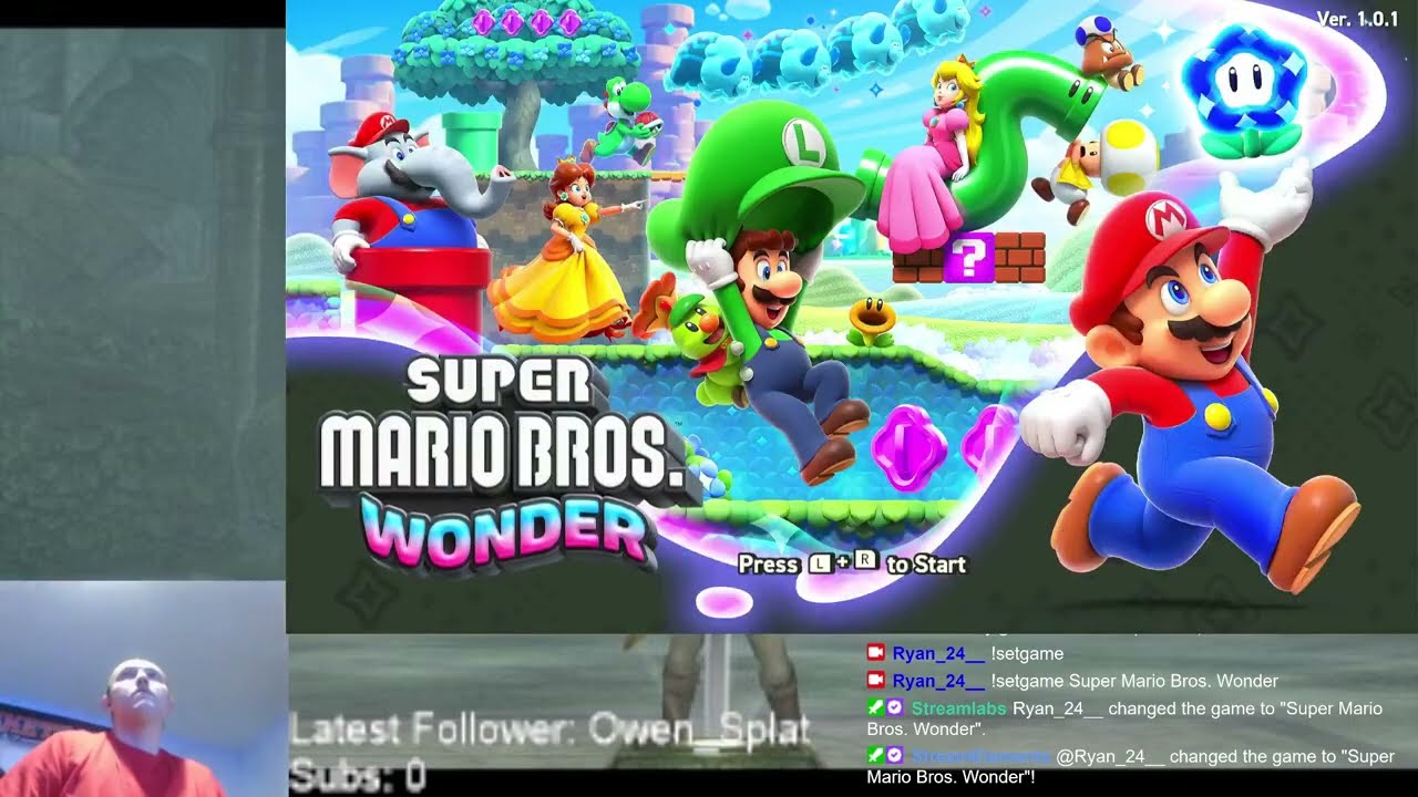 Super Mario Bros Wonder Playthrough Day 1 (1-23-2025)