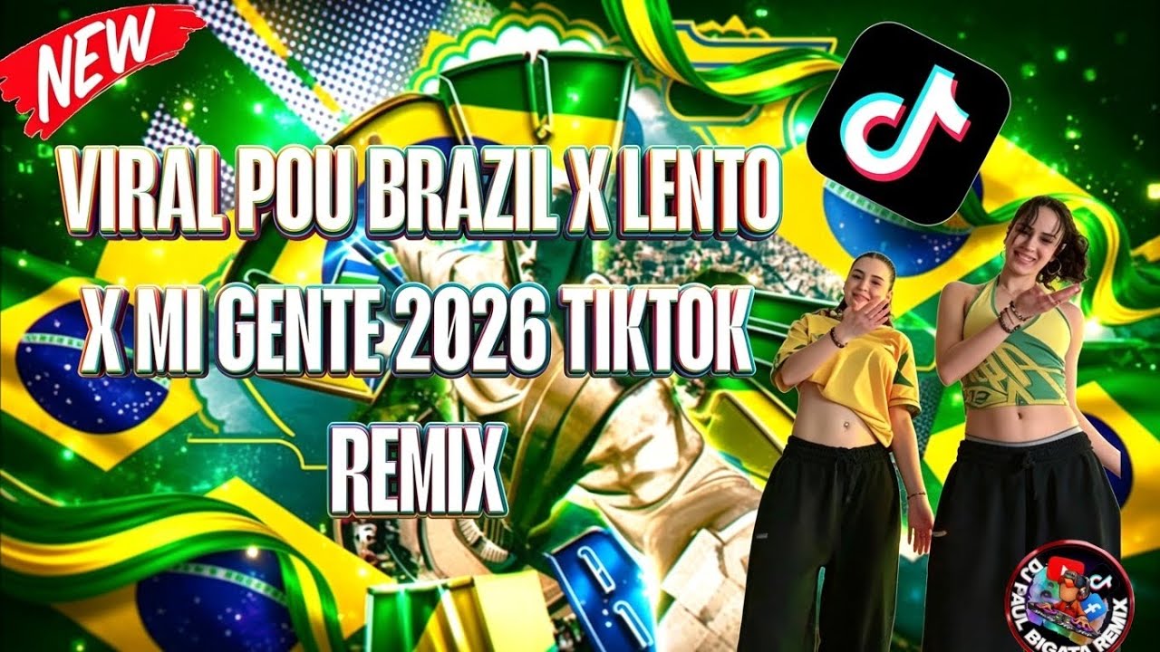 POU IN BRAZIL X LENTO X GENTE BRAZIL REMIX  DJ PAUL BIGATA TIKTOK TREND 