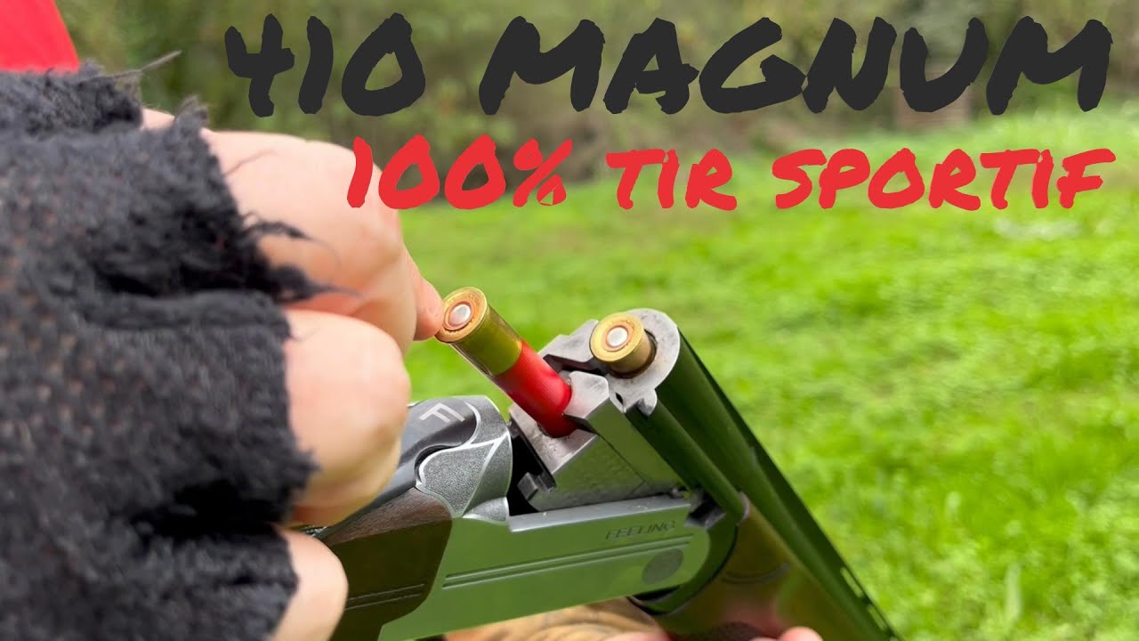 Le 410 magnum au parcours de chasse, sur l'excellent stand du NIMES SHOTING CLUB (ADDICTIF !!!!)