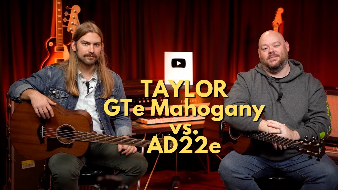Taylor GTe Mahogany vs. AD22e | The Best Small Bodied Mahogany-Top Taylors!