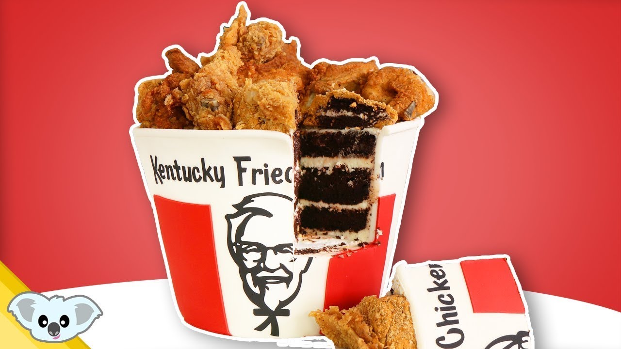 Tarta KFC | Satisfactoria Tarta de cumpleaños de Kentucky Fried Chicken | Koalipops