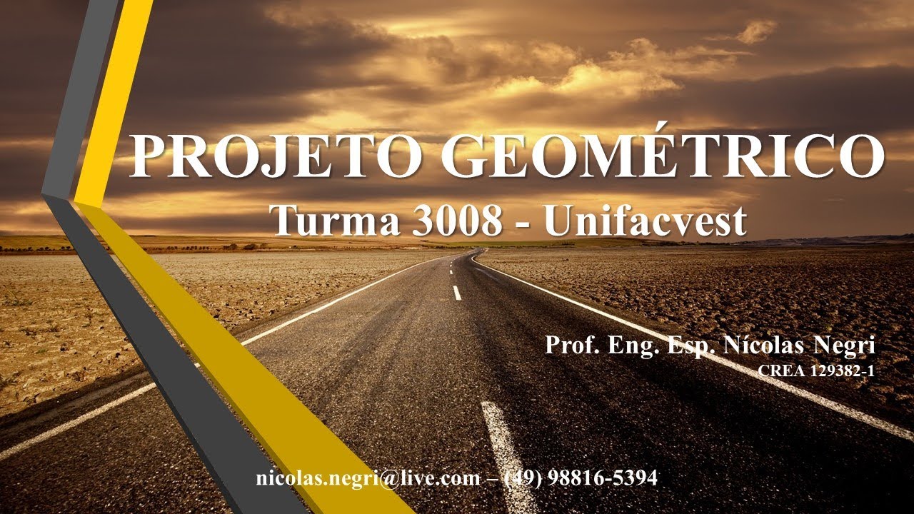Curva Circular Simples - Projeto Geométrico - Aula 1 - Unifacvest