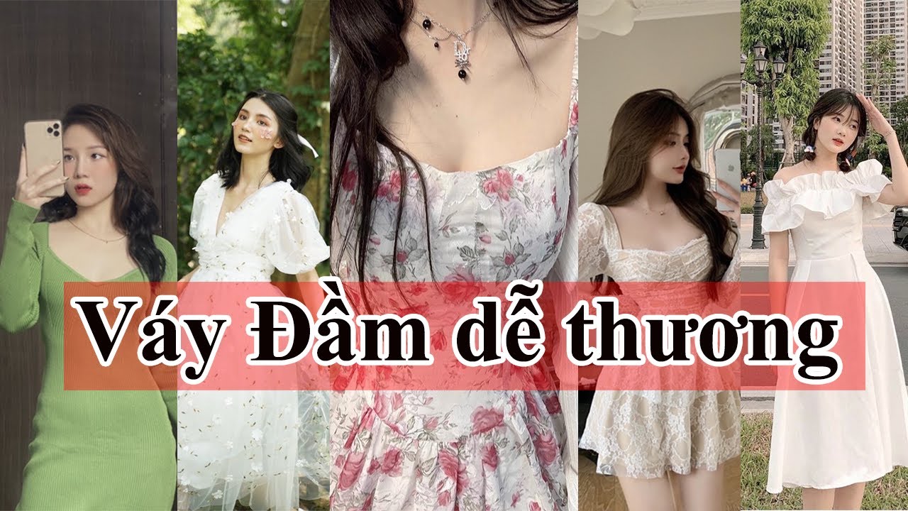 [ Shopee Haul ] Đầm Quyến Rũ, Chân Váy Dễ Thương Cho Các Bạn Nữ Xinh Đẹp Đi Chơi