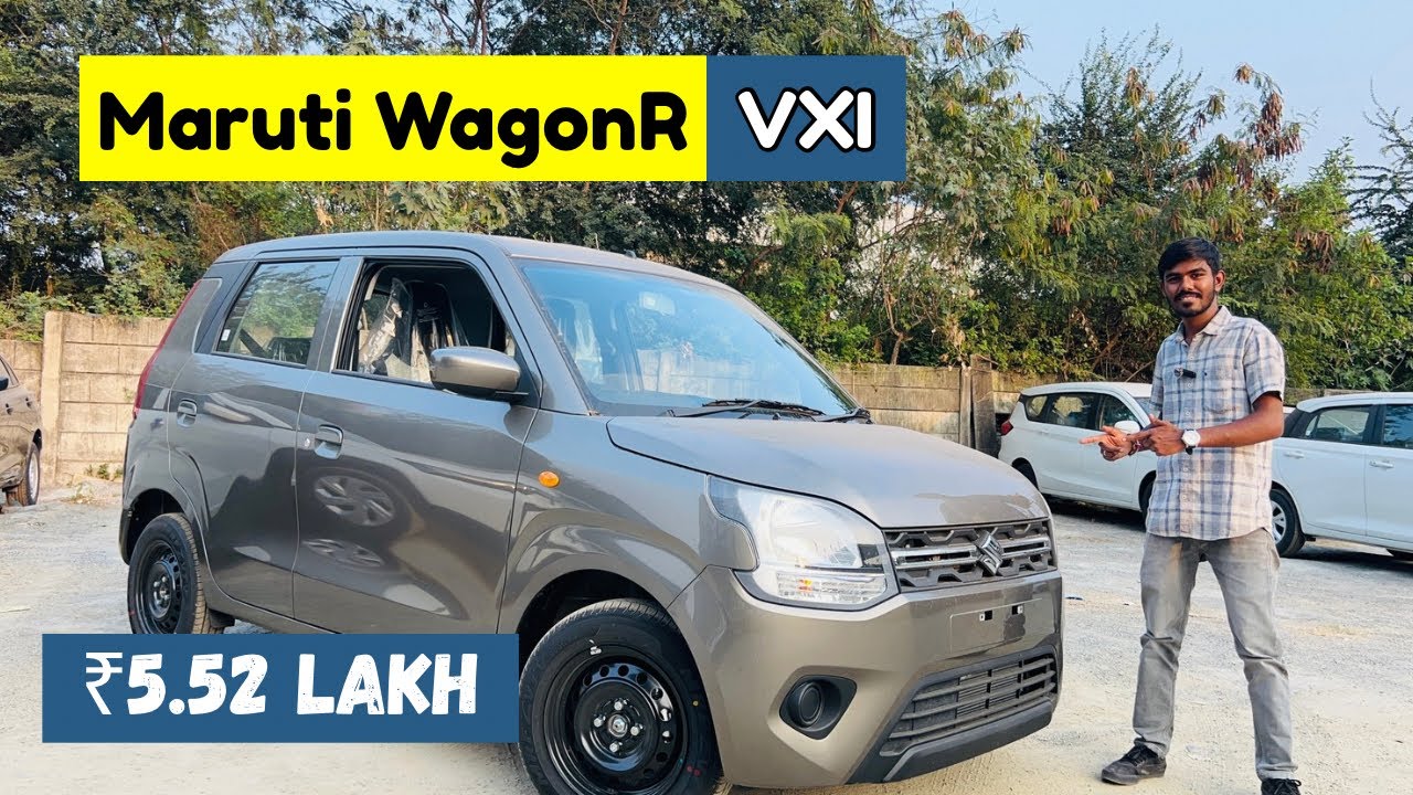 2026 MarutiSuzuki WagonR Vxi ~ ₹5.52 Lakh | RealLife Review 