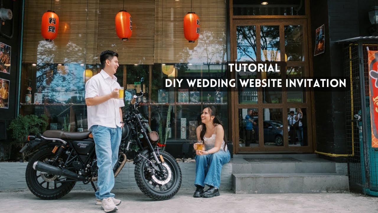 Tutorial DIY Wedding Website Invitation using Canva 👰🏻&zwj;♀️🤵🏻 #wedding