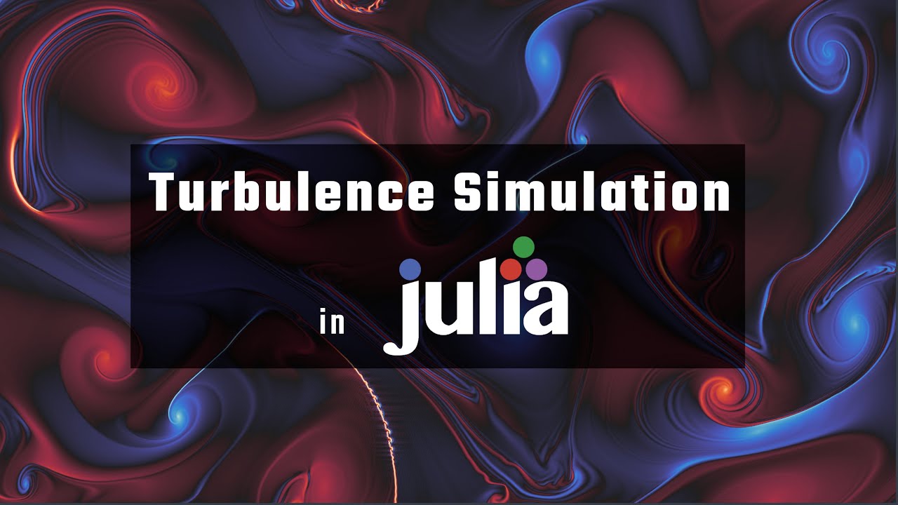 Написание моделирования турбулентности в Julia