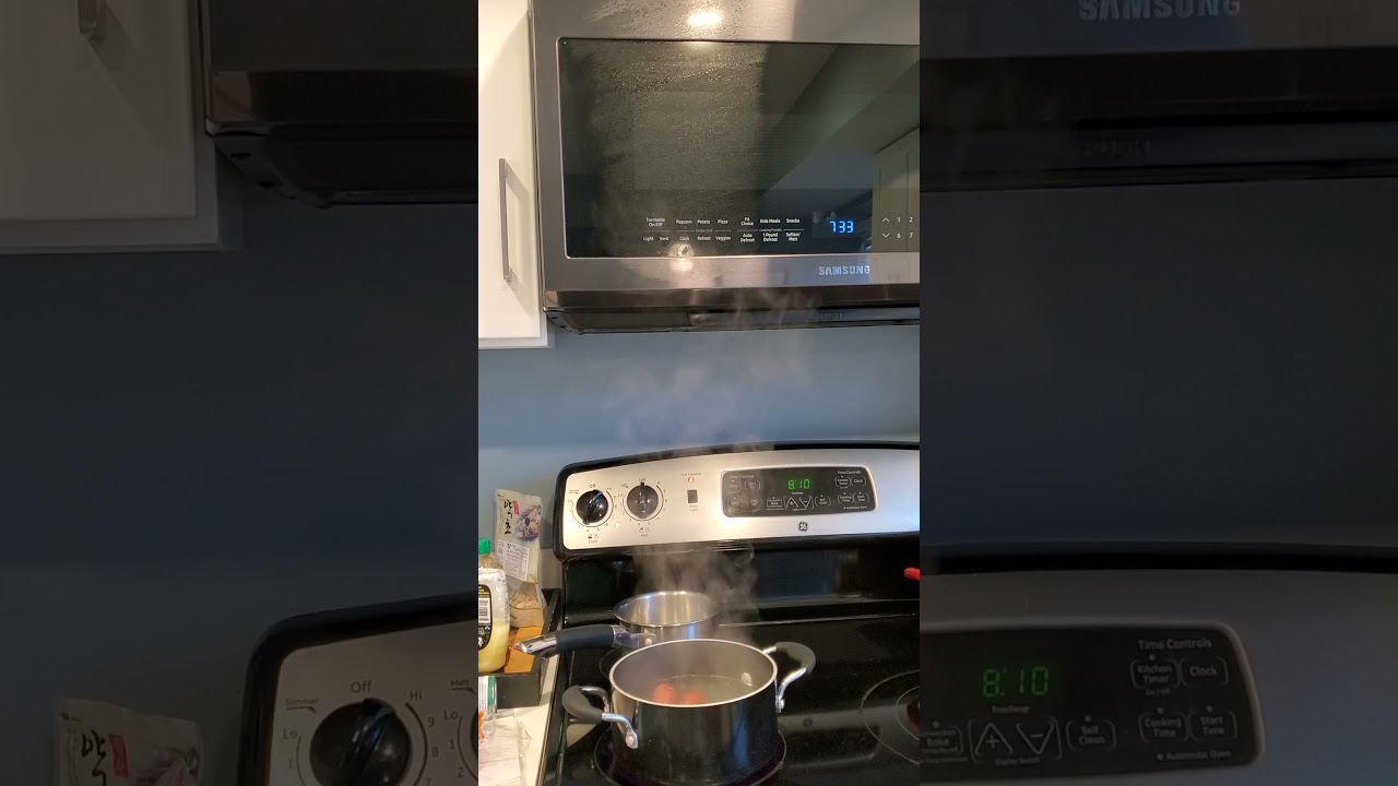 watch this before you buy Samsung OTR microwave.-fan won't suck up any steam at all. !!