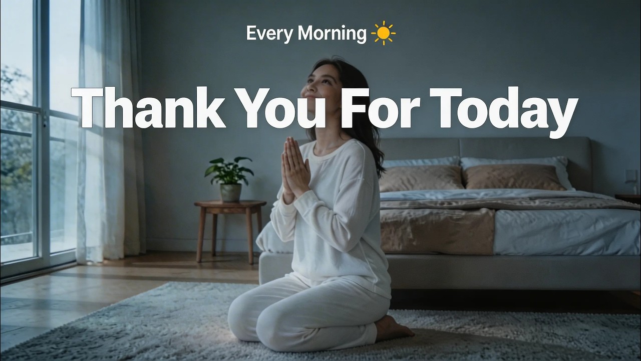 Thank You For Today ☀️ | Uplifting Morning Worship Song to Start Your Day Right