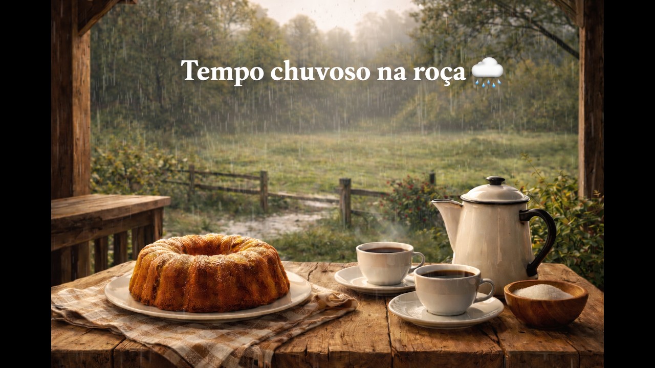 A Chuva Chegou com Força Aqui na Roça!