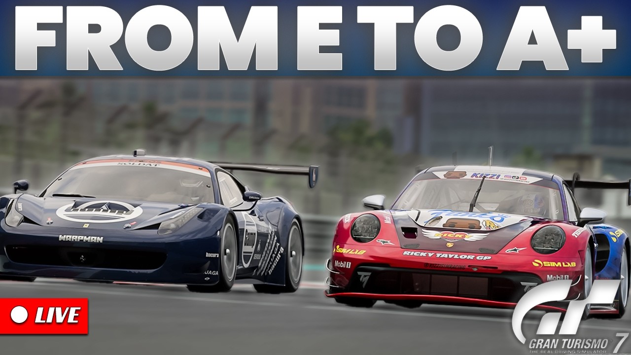 🔴 LIVE | Gran Turismo 7 | From E To A+! | Part 8 - IMPOSSIBLE Penalty Marina!