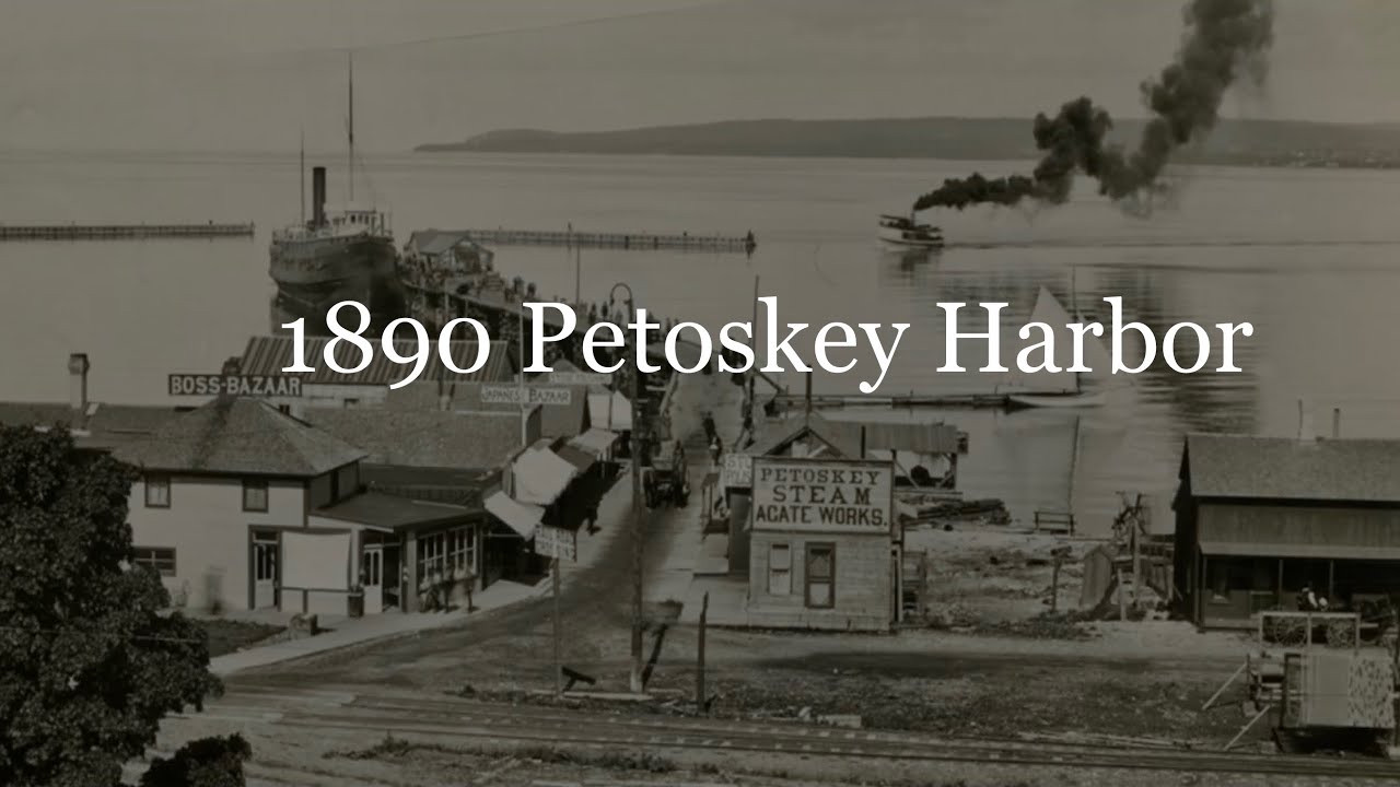 TimeShift America, Petoskey Harbor, 1890 Educational Edit