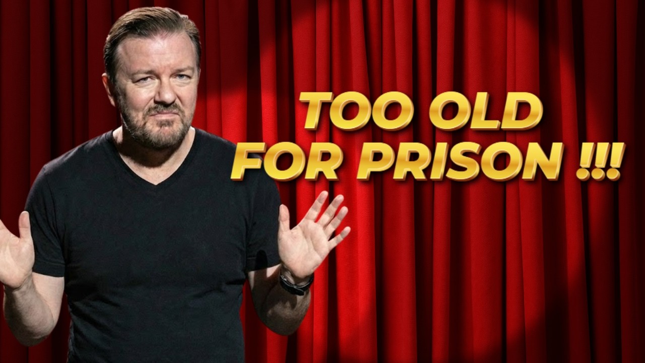 (Stand Up Comedy) Ricky Gervais: Why I Can't Go To Prison ! (Hilarious)