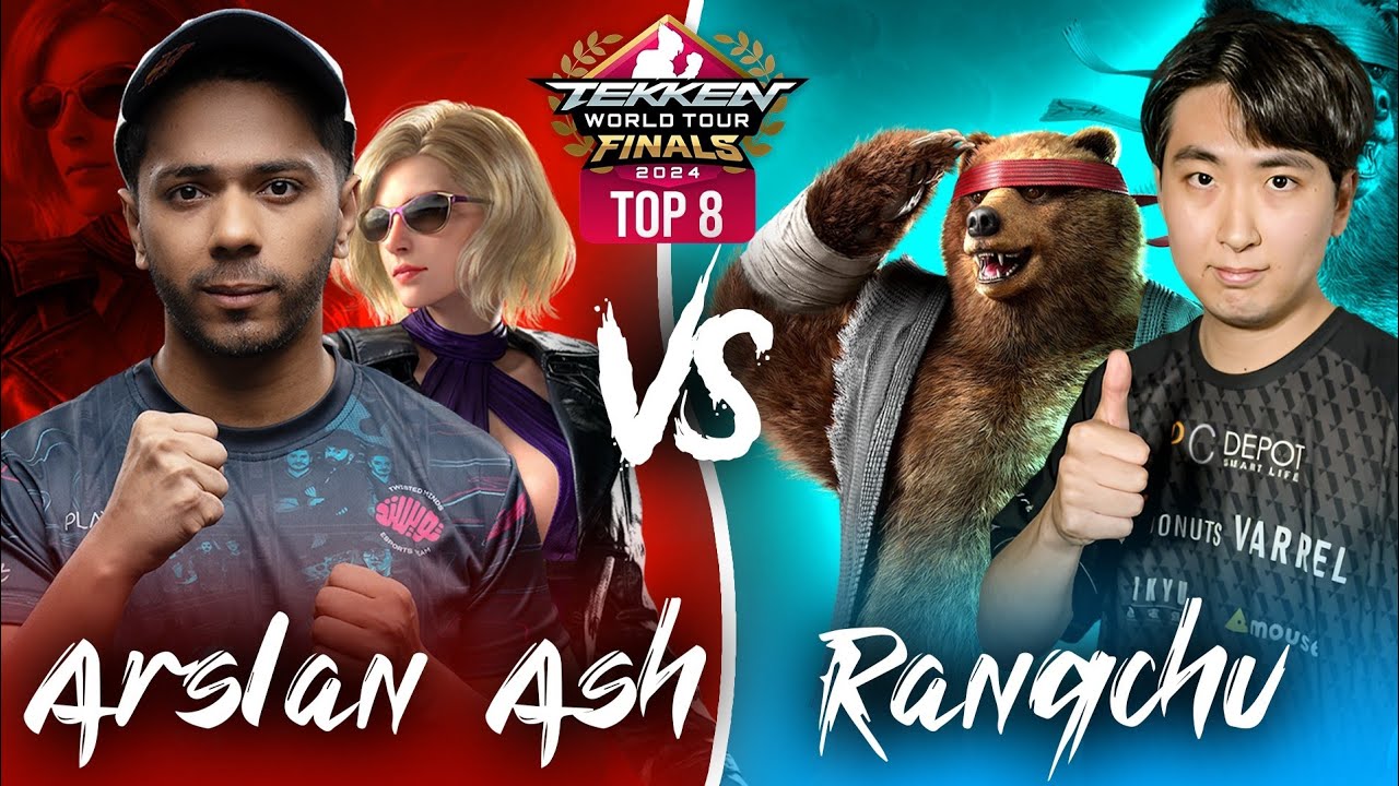 Арслан Эш (Нина) против Рангчу (Кума) — Топ-8 — Tekken World Tour 2024