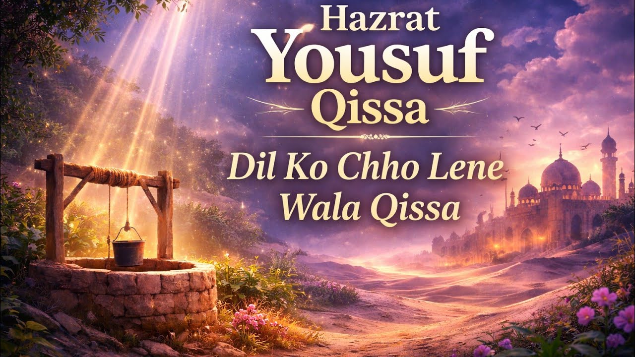 Qissa-e-Yusufؑ | Hazrat Yusuf (A.S.) Ka qissa | Sabr Ka Phal | Heart Touching Kalam