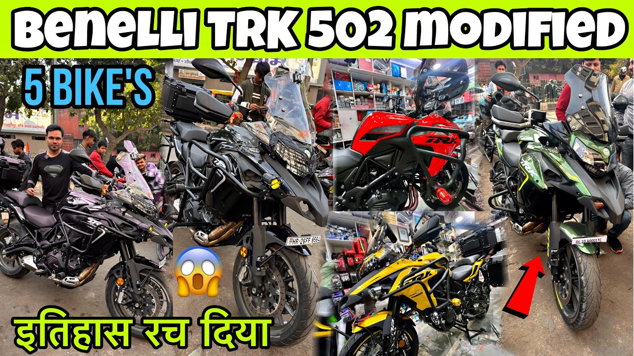 benelli trk 502 Touring modifications | Trk 502 Modified | Benelli 502 accessories ￼