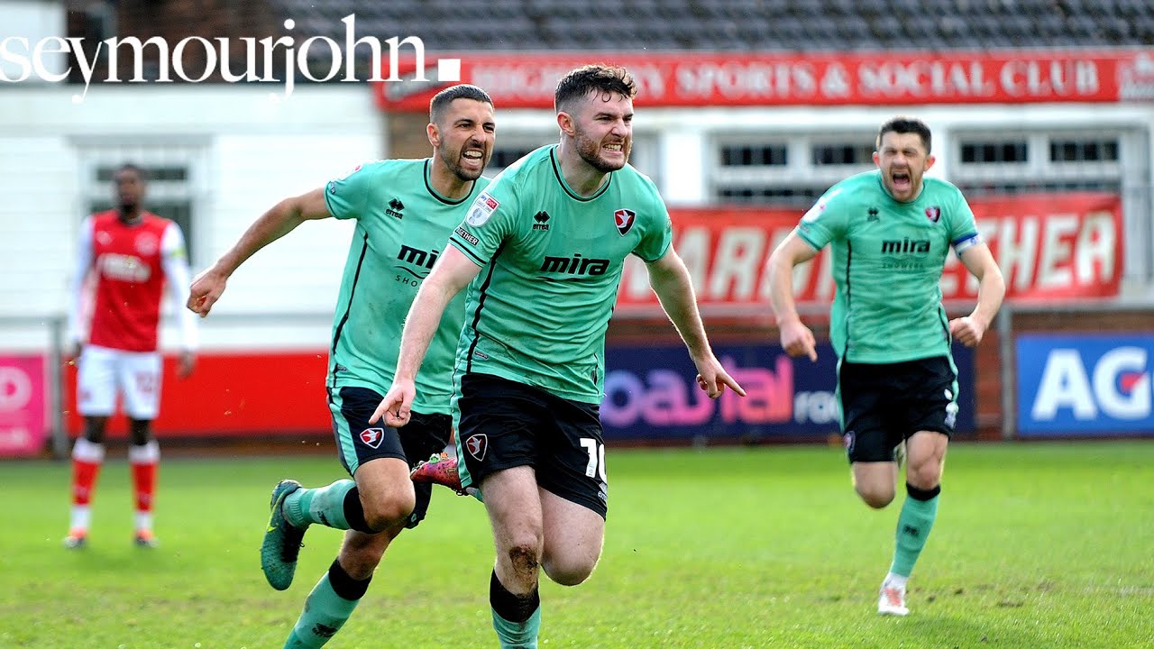 Match Highlights: Fleetwood Town 1-2 Cheltenham Town - Presented by Seymour John