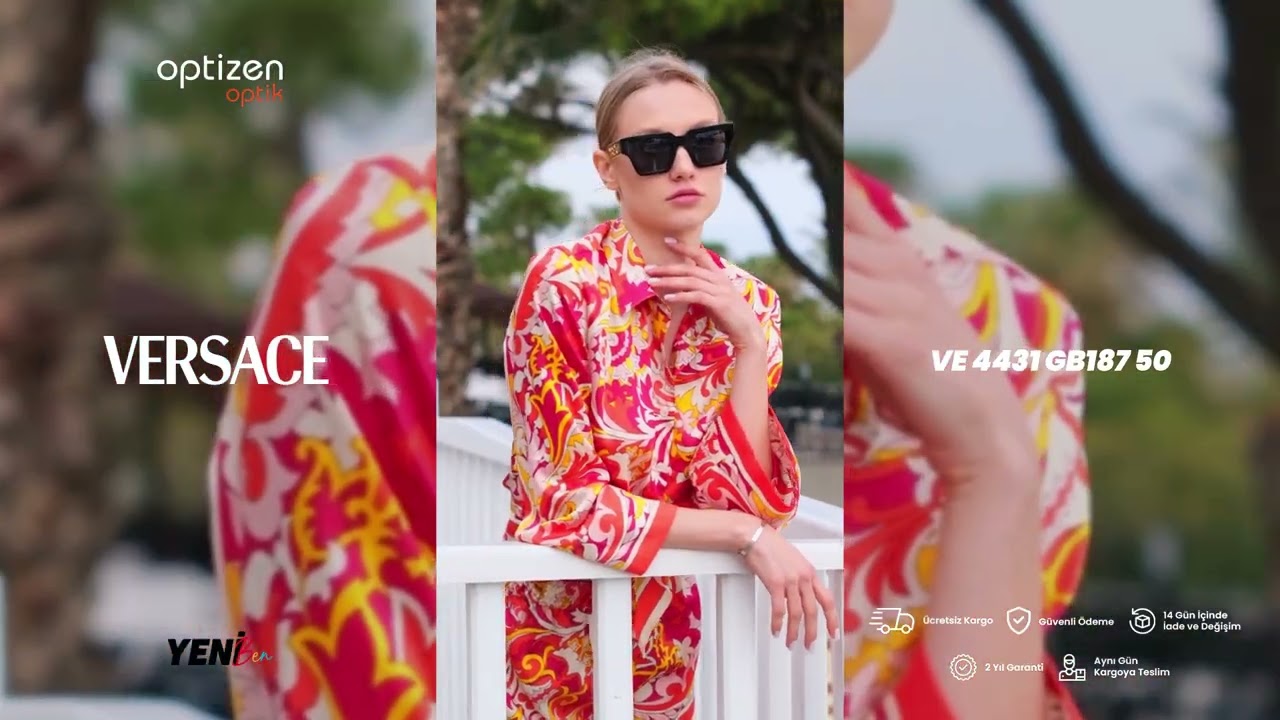 Optizen - Versace 4431 GB187 50 Kadın G&uuml;neş G&ouml;zl&uuml;ğ&uuml;