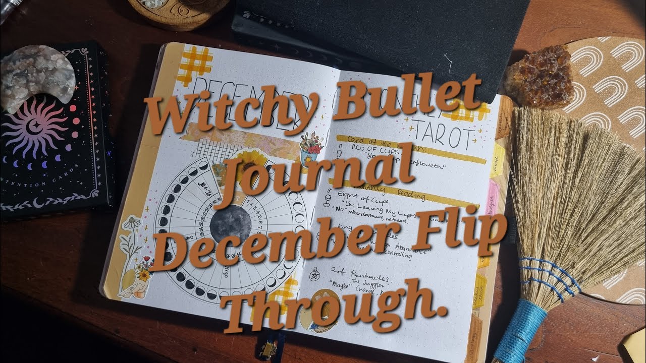 WITCHY BULLET JOURNAL| DECEMBER 2022| FLIP THROUGH& SETUP