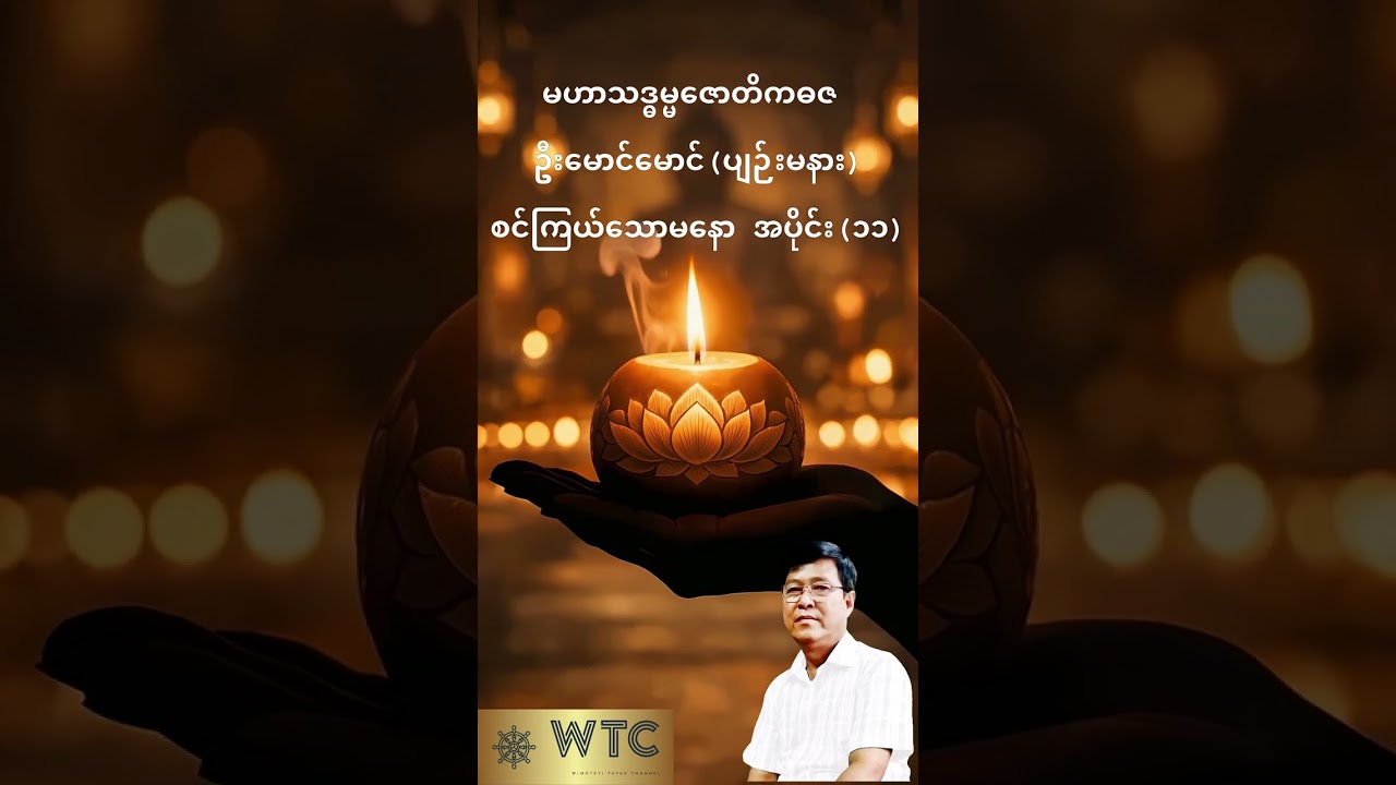 💥စင်ကြယ်သော မနော အပိုင်း (၁၁)💥