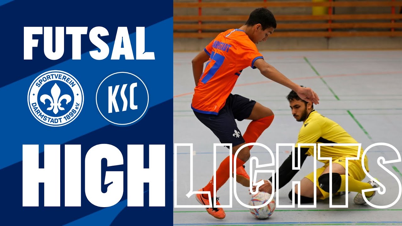 Futsal Regionalliga Süd: SV Darmstadt 98 Futsal vs. Karlsruher SC Highlights, 02.12.2023