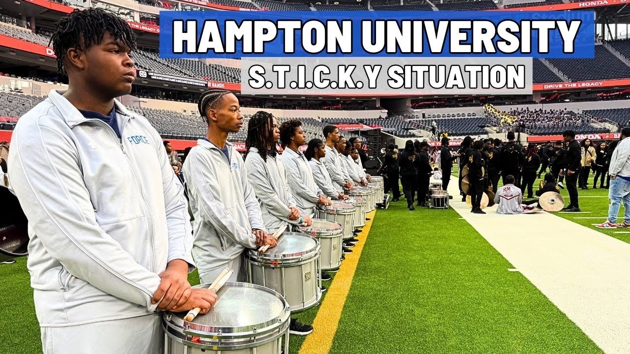 Hampton University Drumline - 'S.T.I.C.K.Y SITUATION'