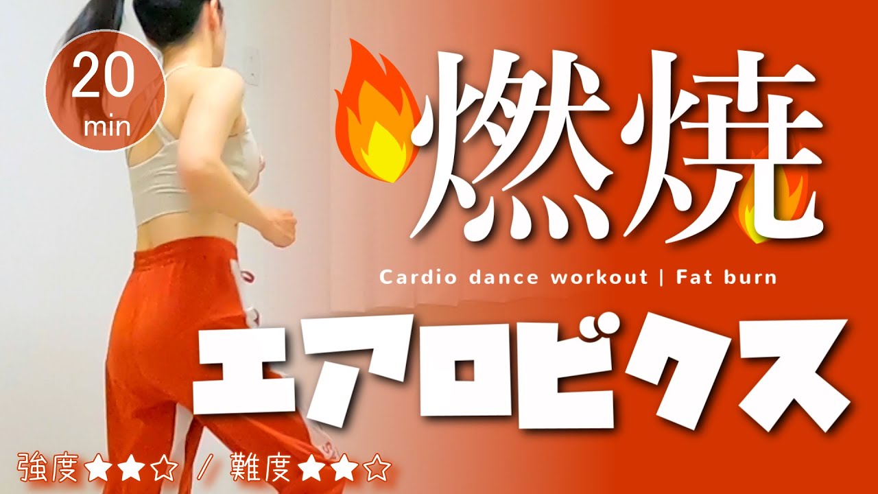 【中級エアロビクス】自宅でできる脂肪燃焼ダンスで汗だくになろう🎶 #316
