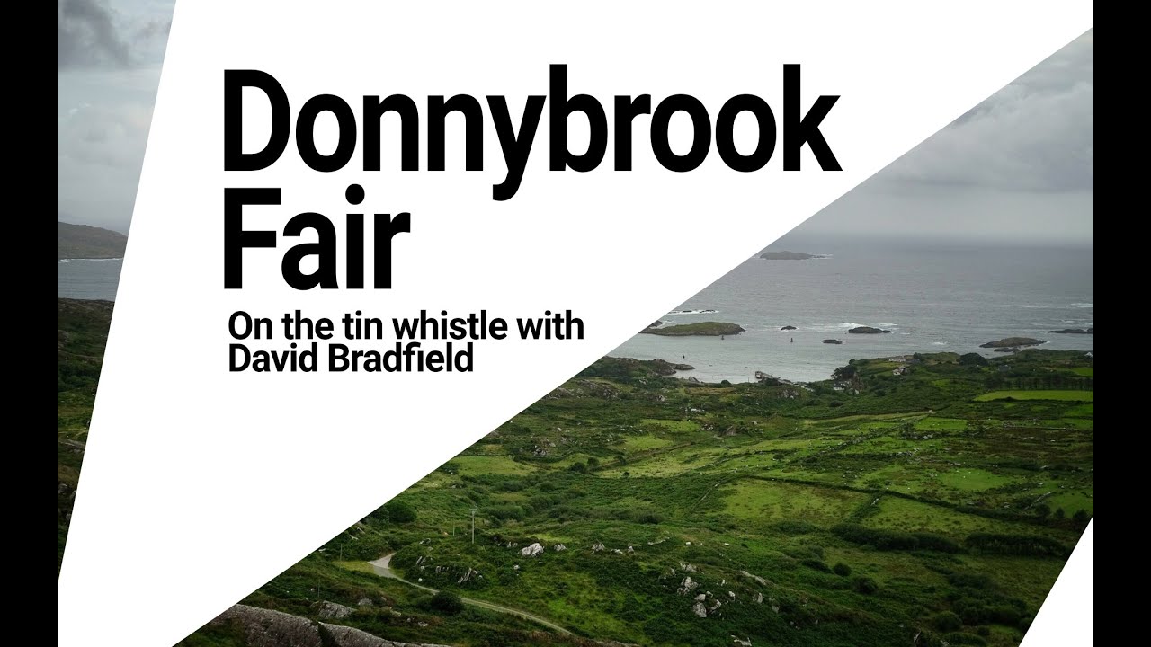 Donnybrook Fair (Irish traditional musik) on the tin whistle with David Bradfield