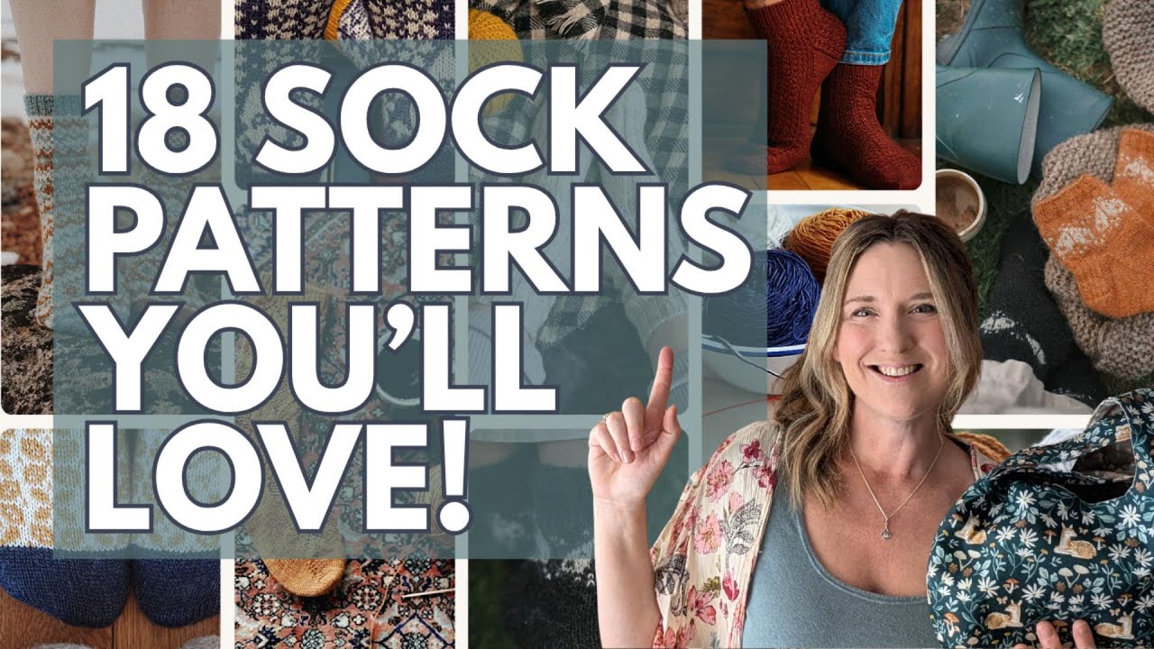 🧦 18 Beautiful Sock Knitting Patterns | Beginner to Advanced