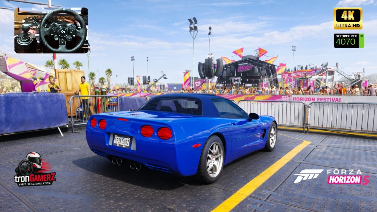 CHEVROLET CORVETTE Z06 2002 800hp - Forza Horizon 5 | Logitech G923 GAMEPLAY