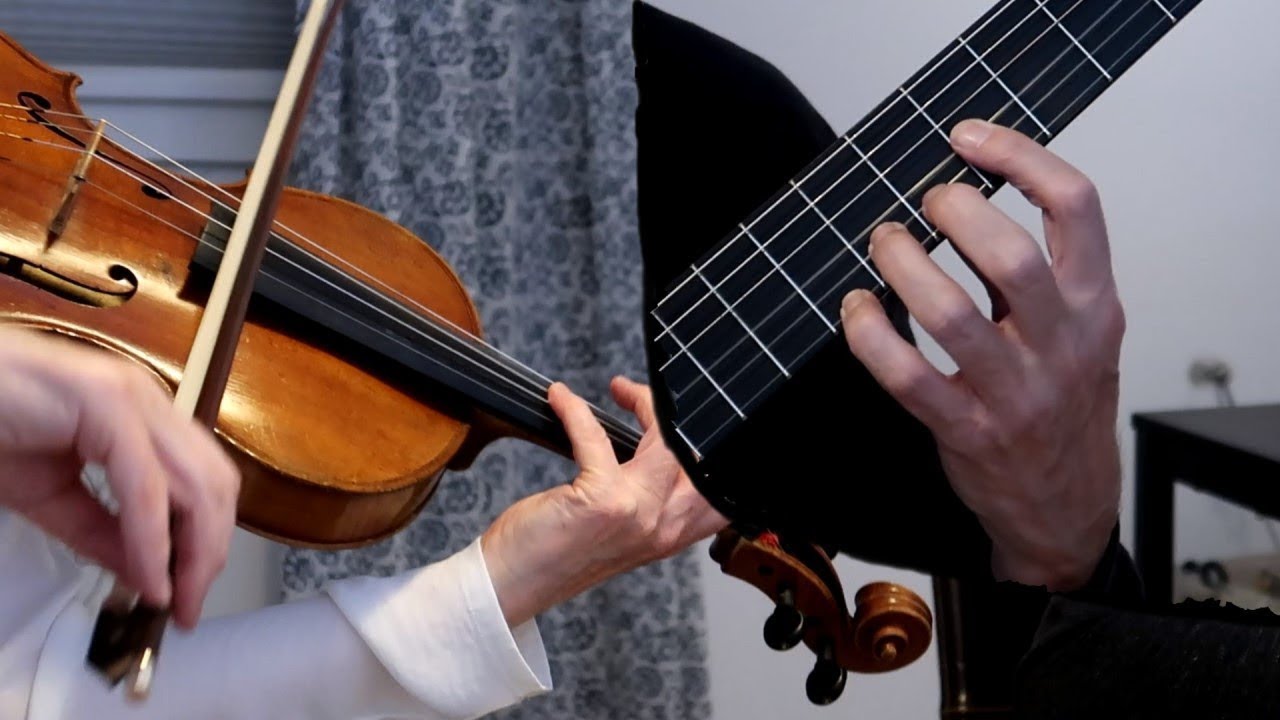 Jean Sibelius: &Eacute;tude op. 76 no. 2 arranged for Viola and Guitar