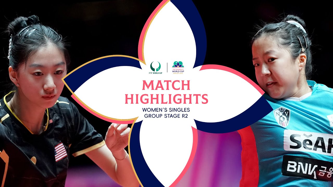 Amy Wang vs Shin Yubin | Match Highlights | #ITTFWORLDCUP 2025