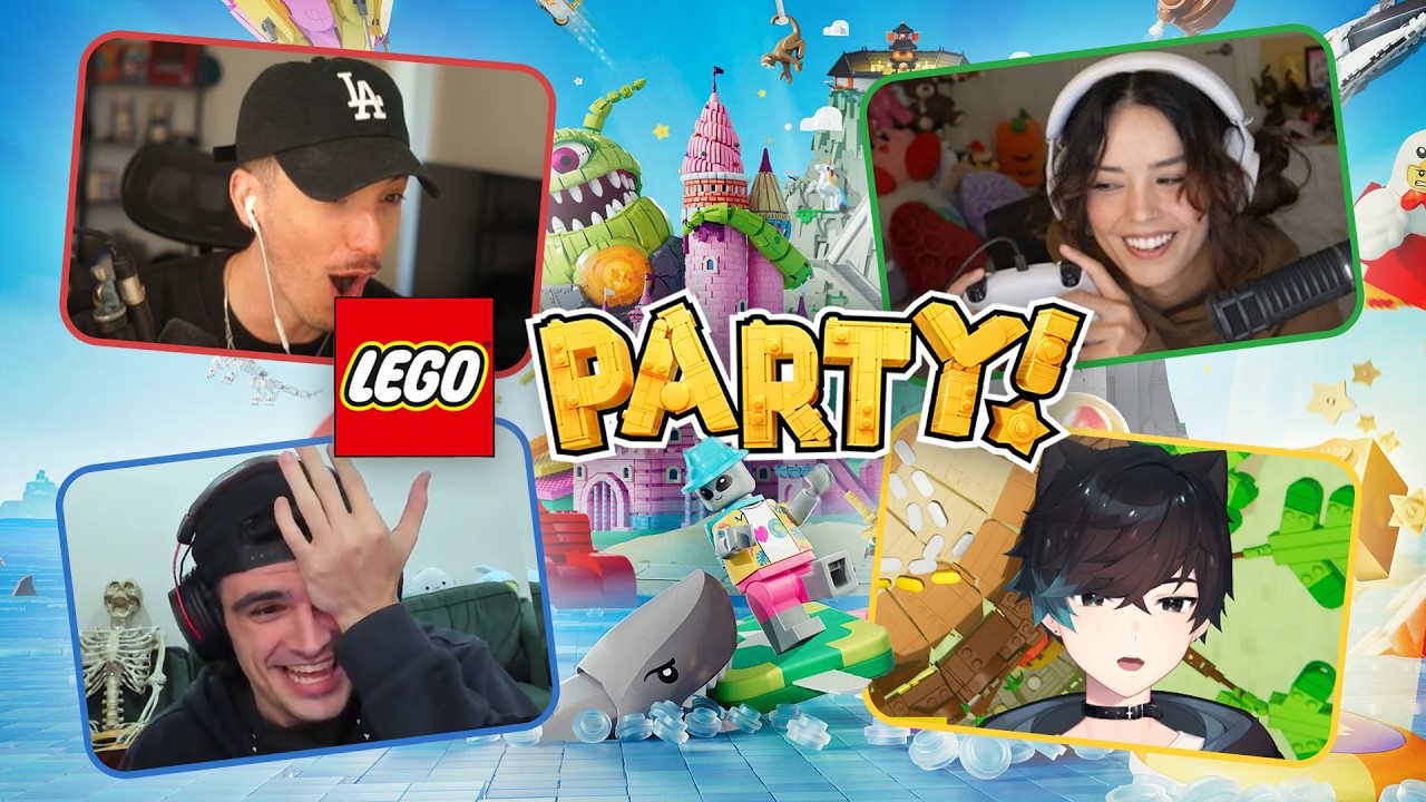 LEGO Party Made Me CRASH OUT (ft. Sykkuno, Ellum & Valkyrae)
