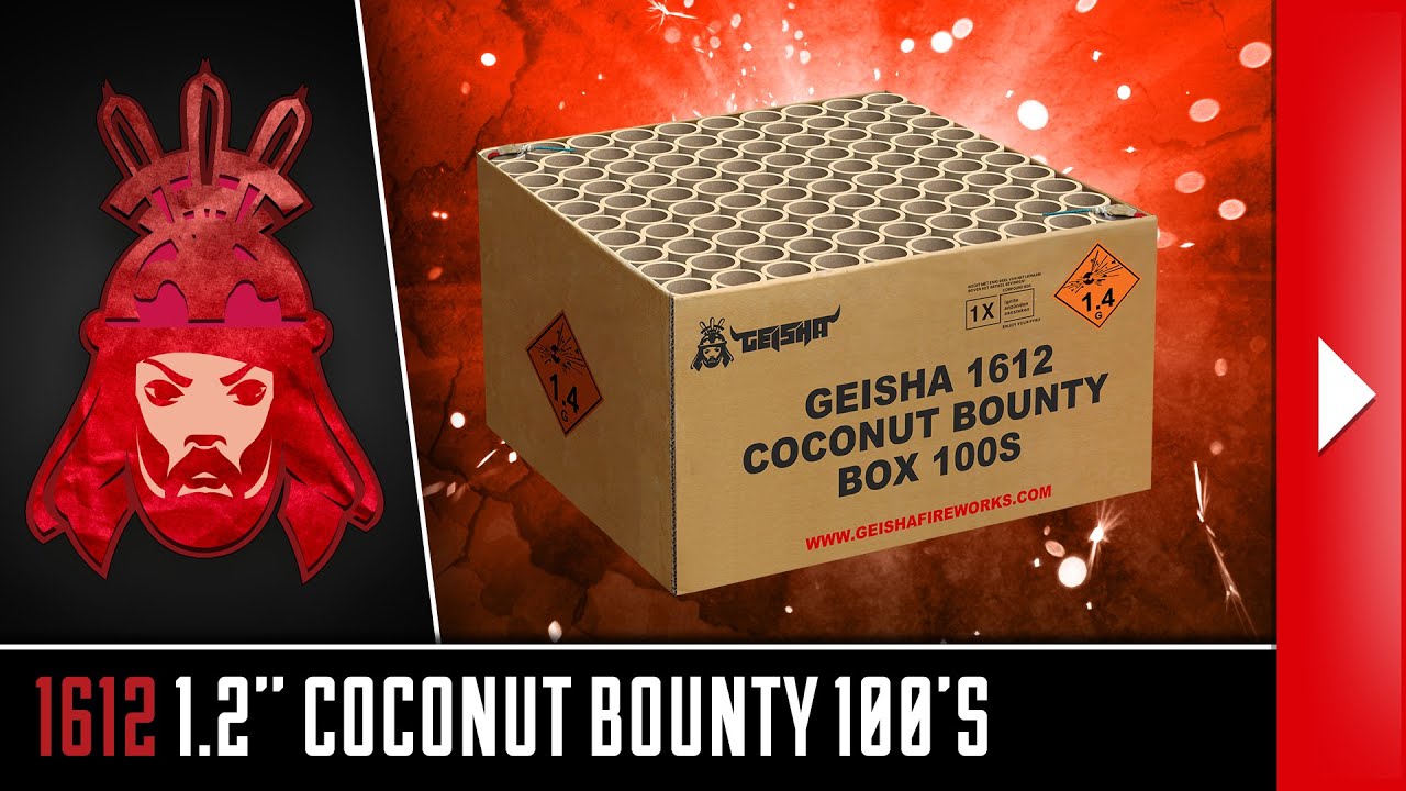 1612 1.2'' Coconut Bounty 100's - Geisha - Vuurwerkmania - (OFFICIAL VIDEO)