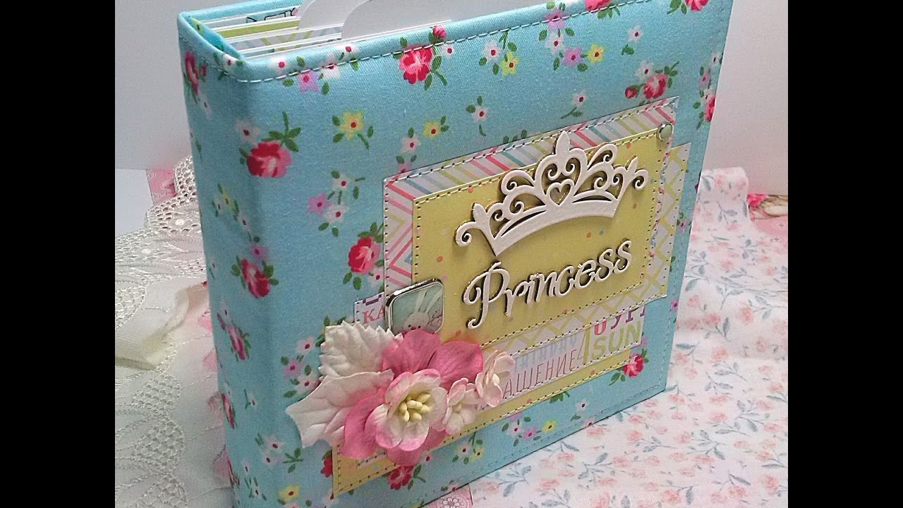 Скрапбукинг. Мастер - класс. Мини - альбом с кармашками.