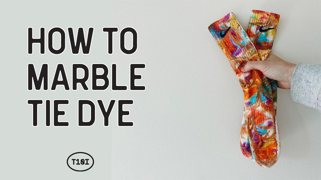 How To Tie Dye | Marble Tie Dyeing Tutorial