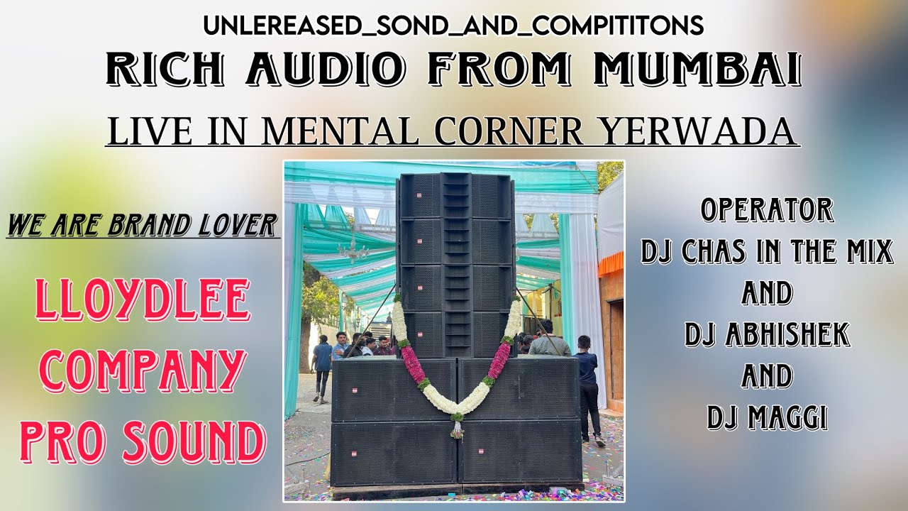 HYPERDRIVE | RICH AUDIO FROM MUMBAI | WITH DJ CHAS | LIVE MENTAL CORNER YERWADA 🙉🙌🏻
