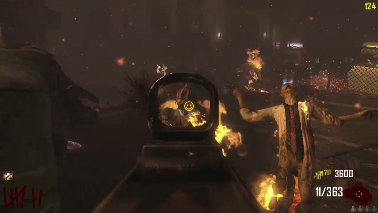 1 box hit and 1 wall weapon on all treyarch maps (Bo2 town)