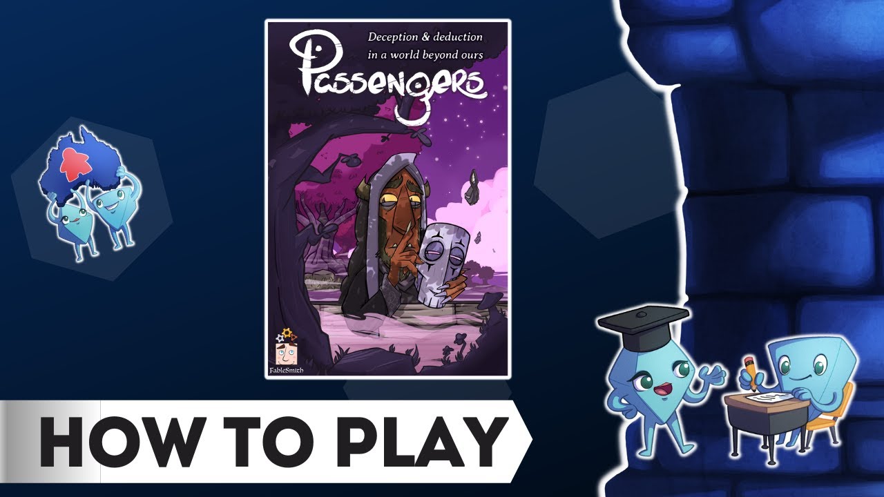 Passengers👹👺 - How to Play Board Game, with Tarrant and Stella