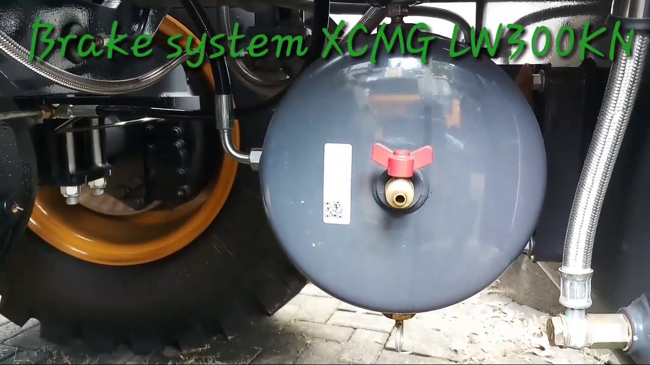 Brake system Wheel Loader XCMG LW300KN #Air over hydraulic# Belajar alat berat