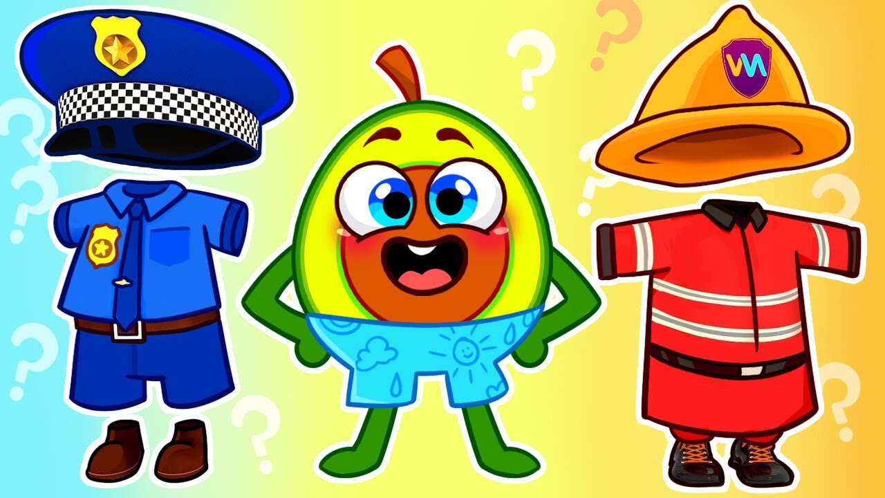 Learn Colors with Occupations | Job & Occupation Song | Nursery Rhymes & Kids Songs | PP Family