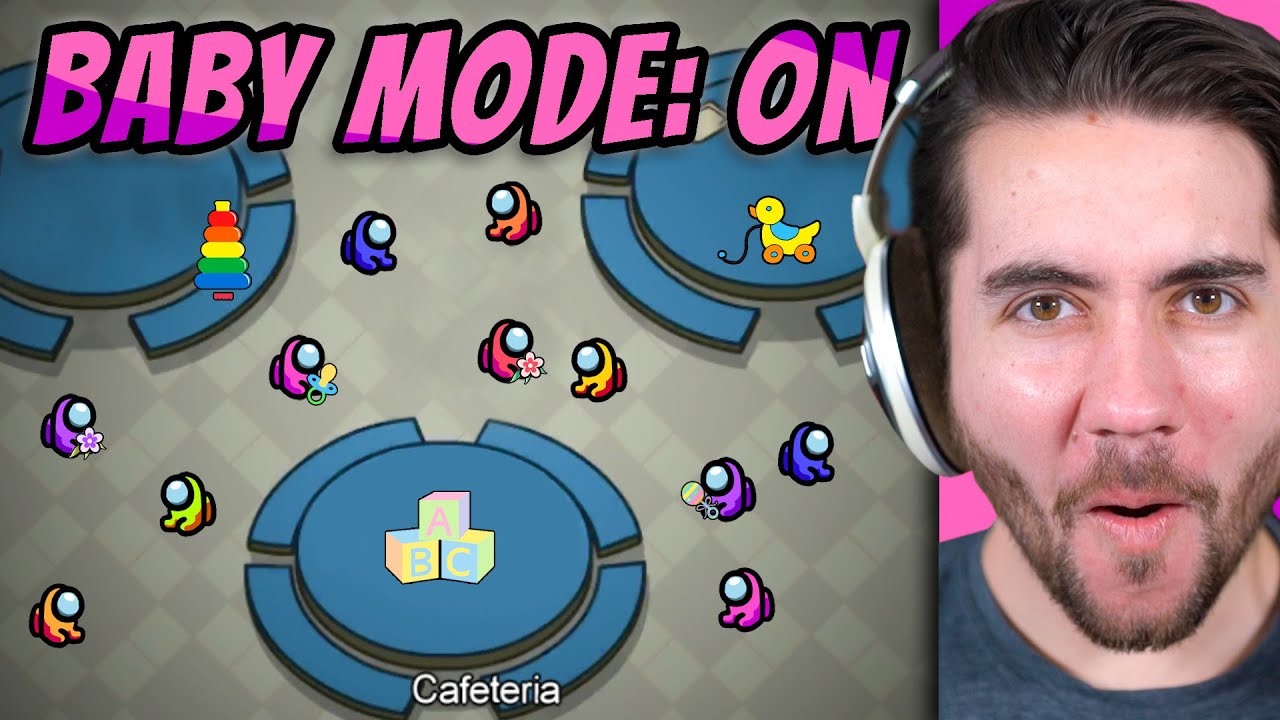 Playing Among Us On BABY DIFFICULTY!