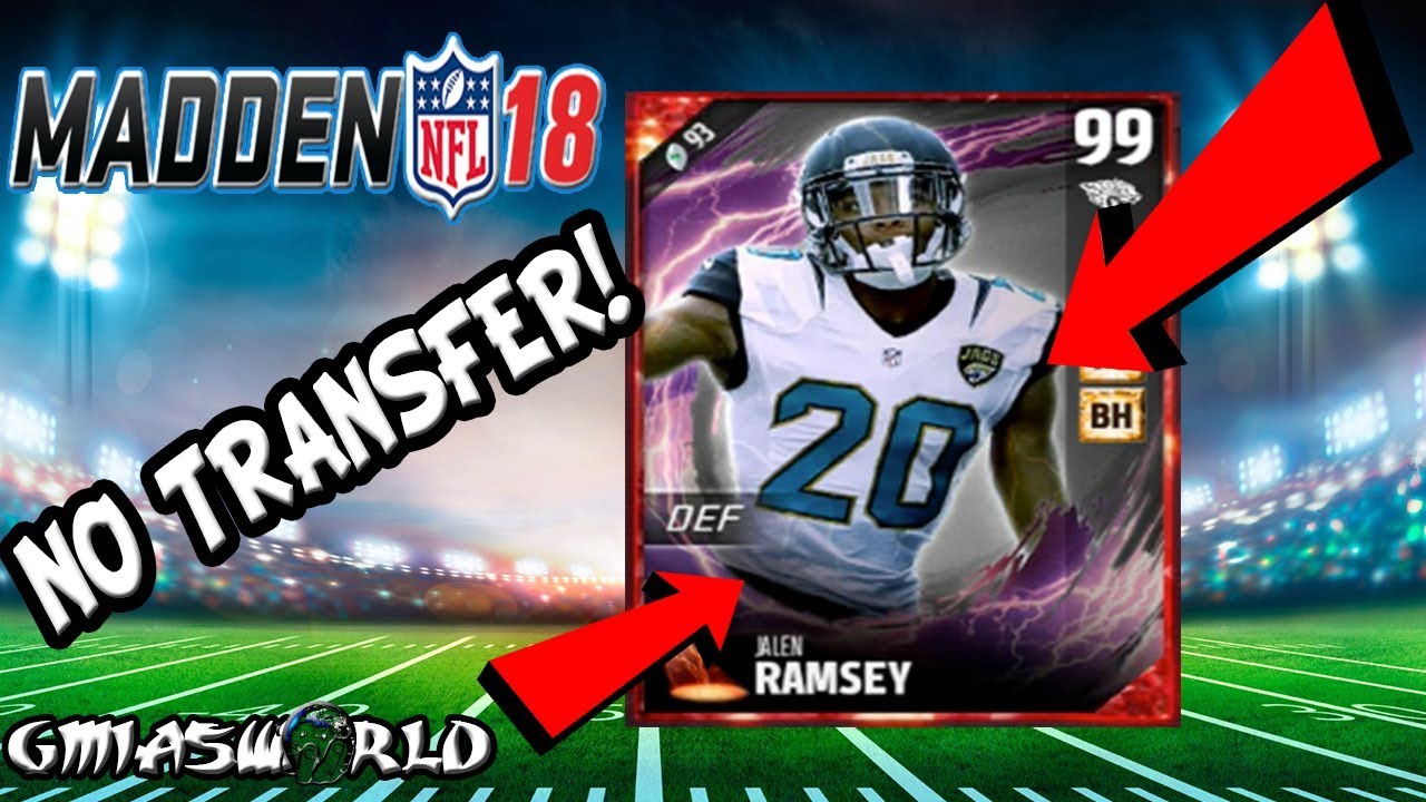 Madden 18: 99 каверов Тома Брэди и 99 Джейлена Рэмси не будут перенесены в MUT 18 | Ваучеры Mut M...