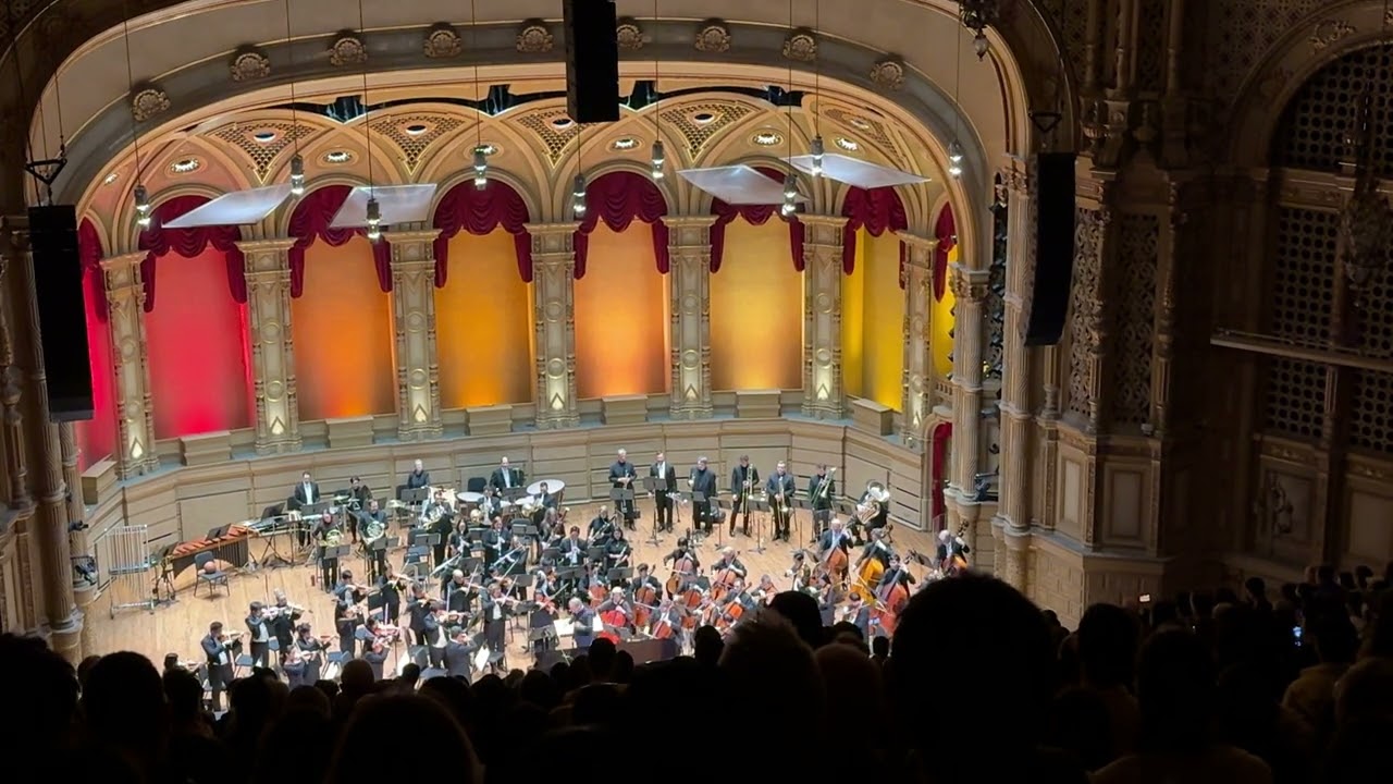 The Vancouver Symphony Plays O Canada to a packed Orpheum Theatre
