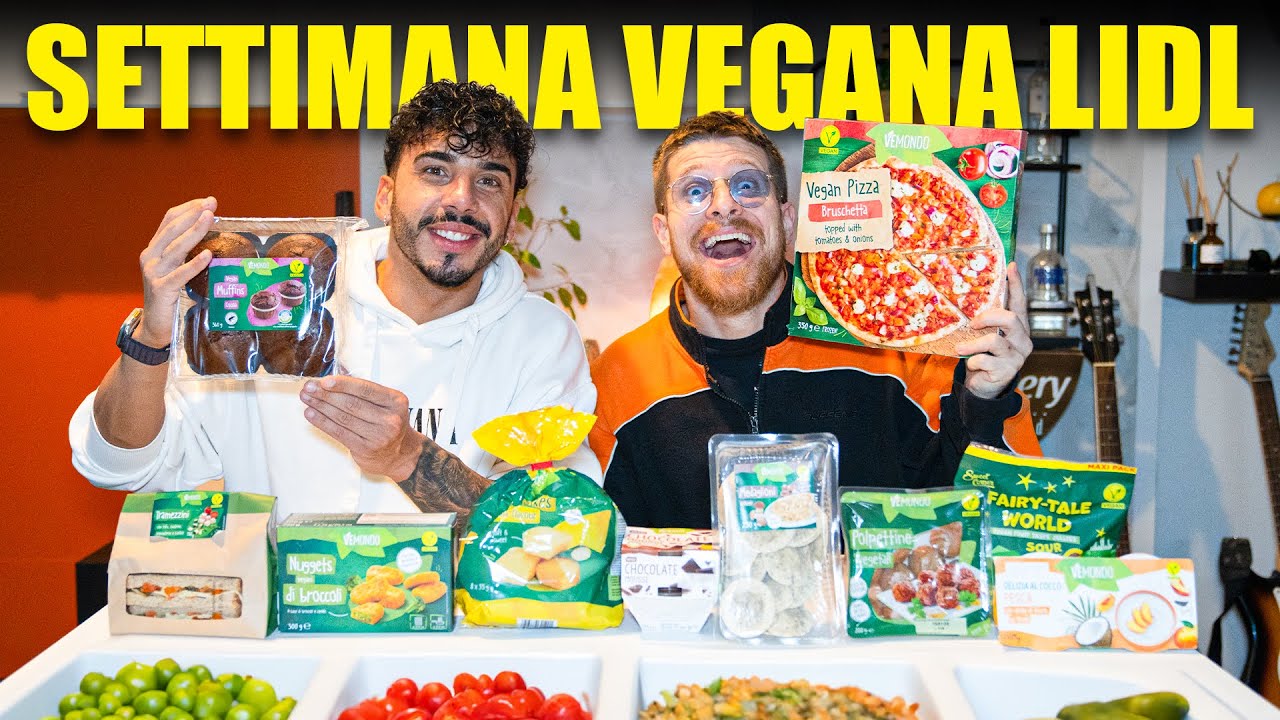 PROVIAMO IL CIBO DELLA SETTIMANA VEGANA DEL SUPERMERCATO LIDL - SONO LA PERSONA PIÙ DELUSA AL MONDO!