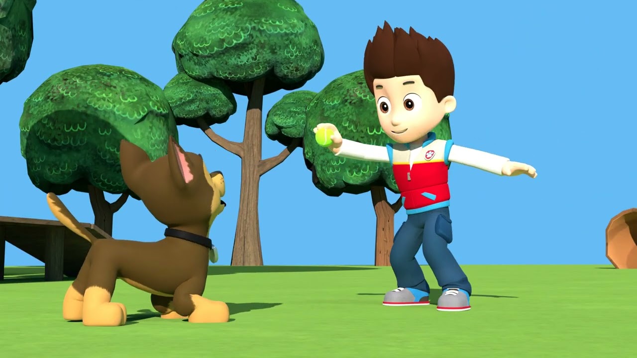 PAW Patrol fan animation: Playing ball