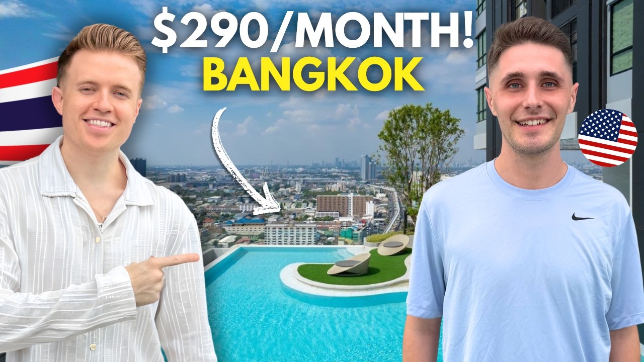 I live in Bangkok Thailand for $290/MONTH rent - Take a look inside my apartment